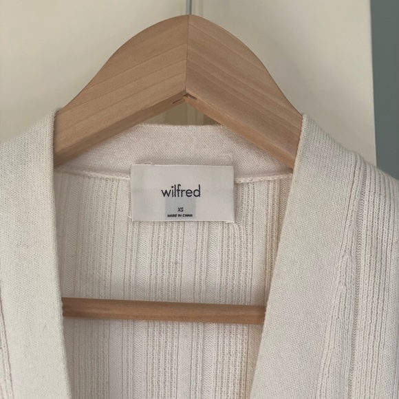 Wilfred cropped cream cardigan. Size small. - Picture 2 of 4